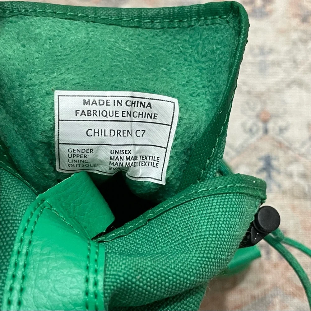 Native Shoes Toddler  Apple Green Rain Boots Size C7